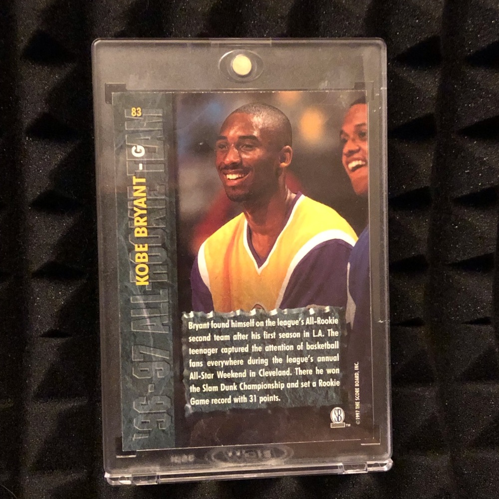 Kobe Bryant 1997 Rookie Card Deans List rare 1997 Basketball Rookies - Picture 2 of 2